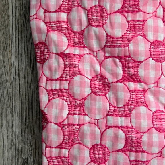 The Whitney Shop Hand Made Dress Pink Embroidered Maxi Dress Sz See Measurements - Picture 3 of 12